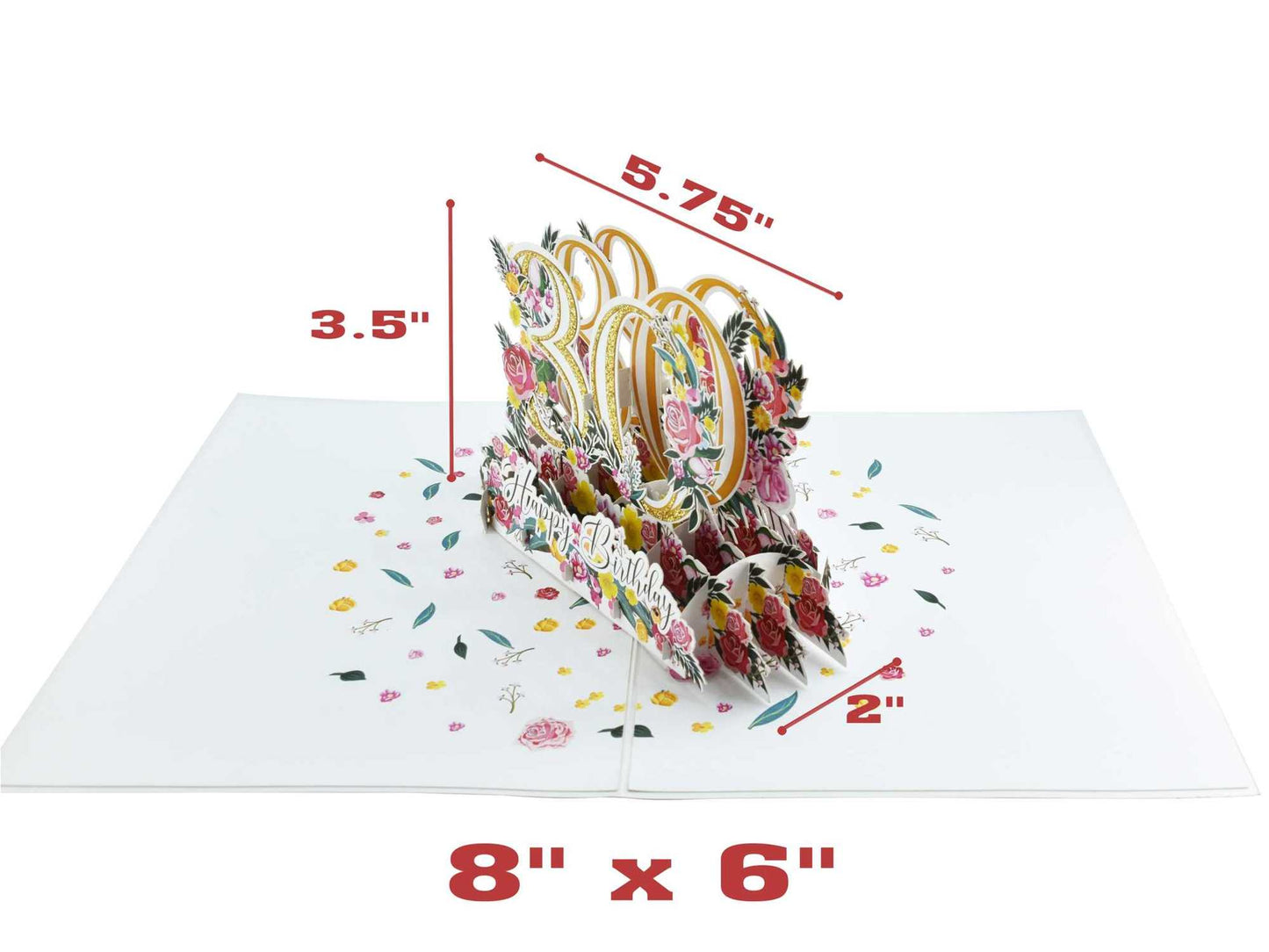 Happy 30th Birthday Pop Up Card
