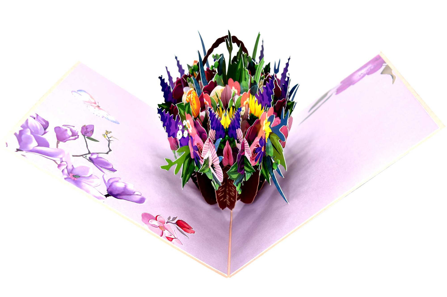 Floral basket Pop Up Card