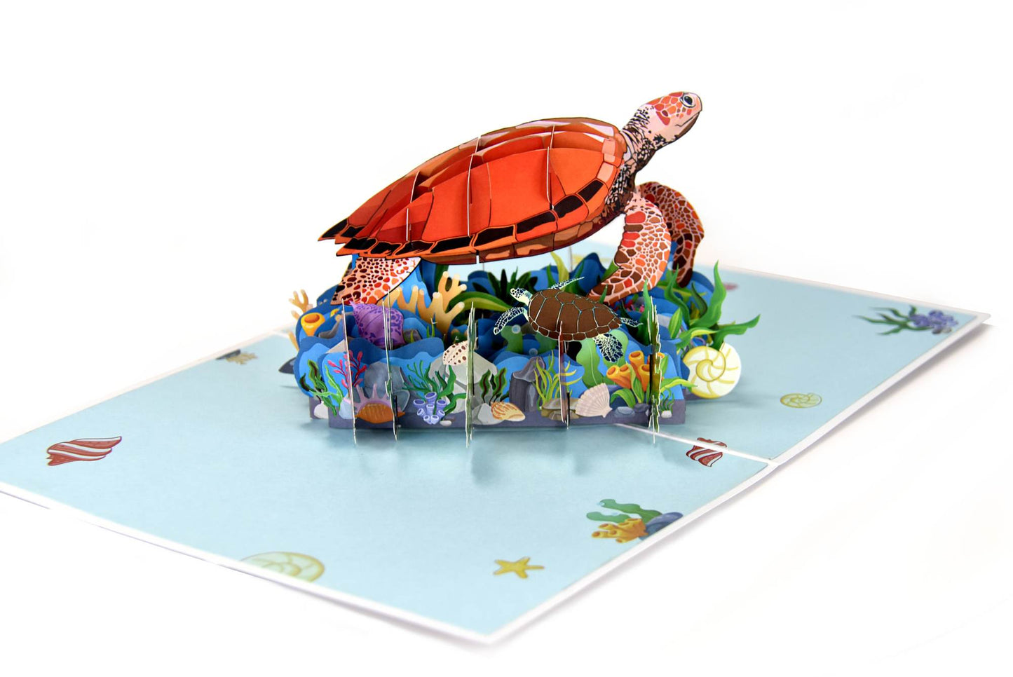 Turtle, Under the Ocean Pop Up Card