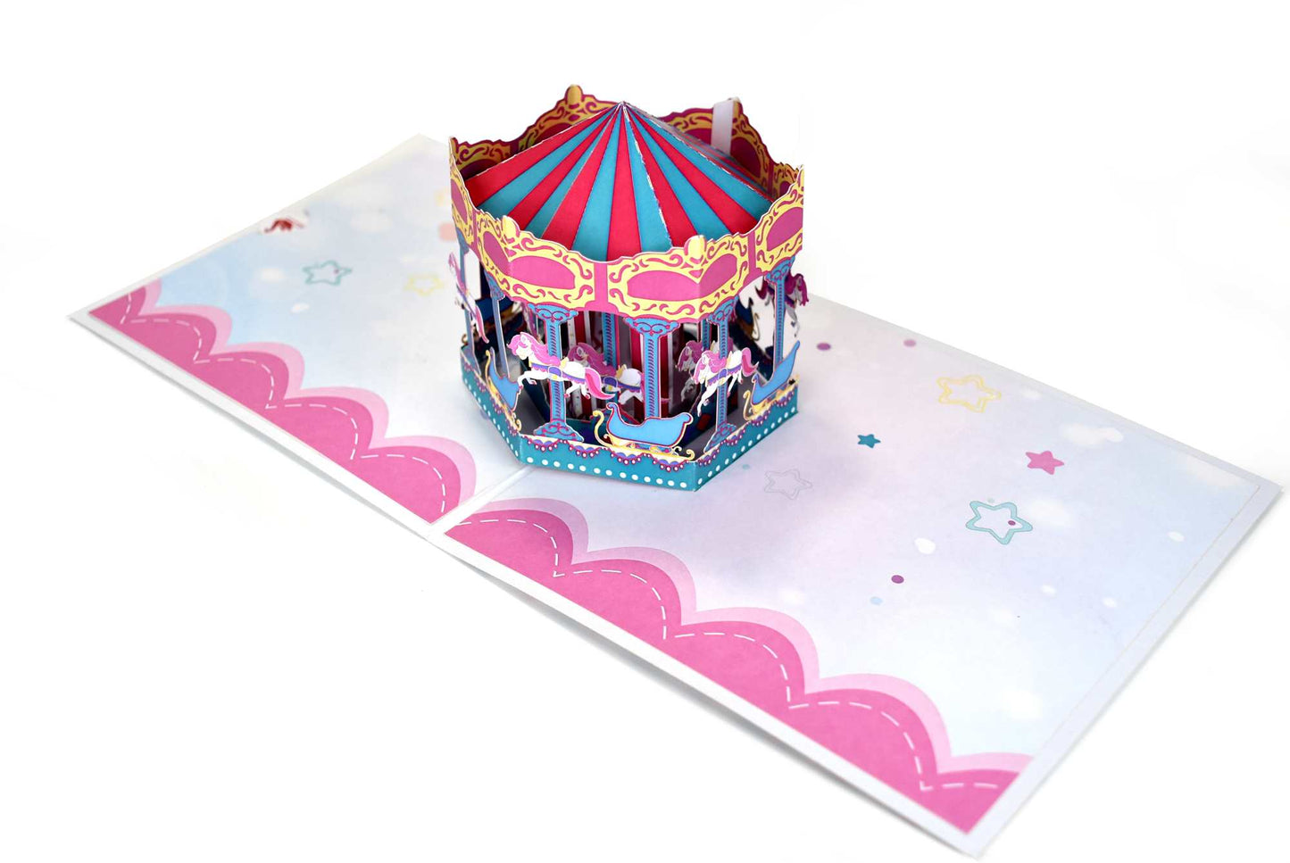 Carousel Pop Up Card