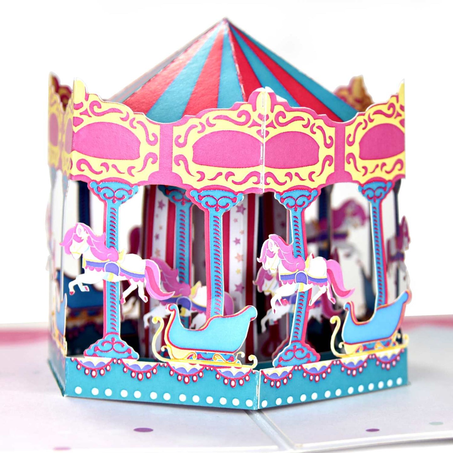 Carousel Pop Up Card