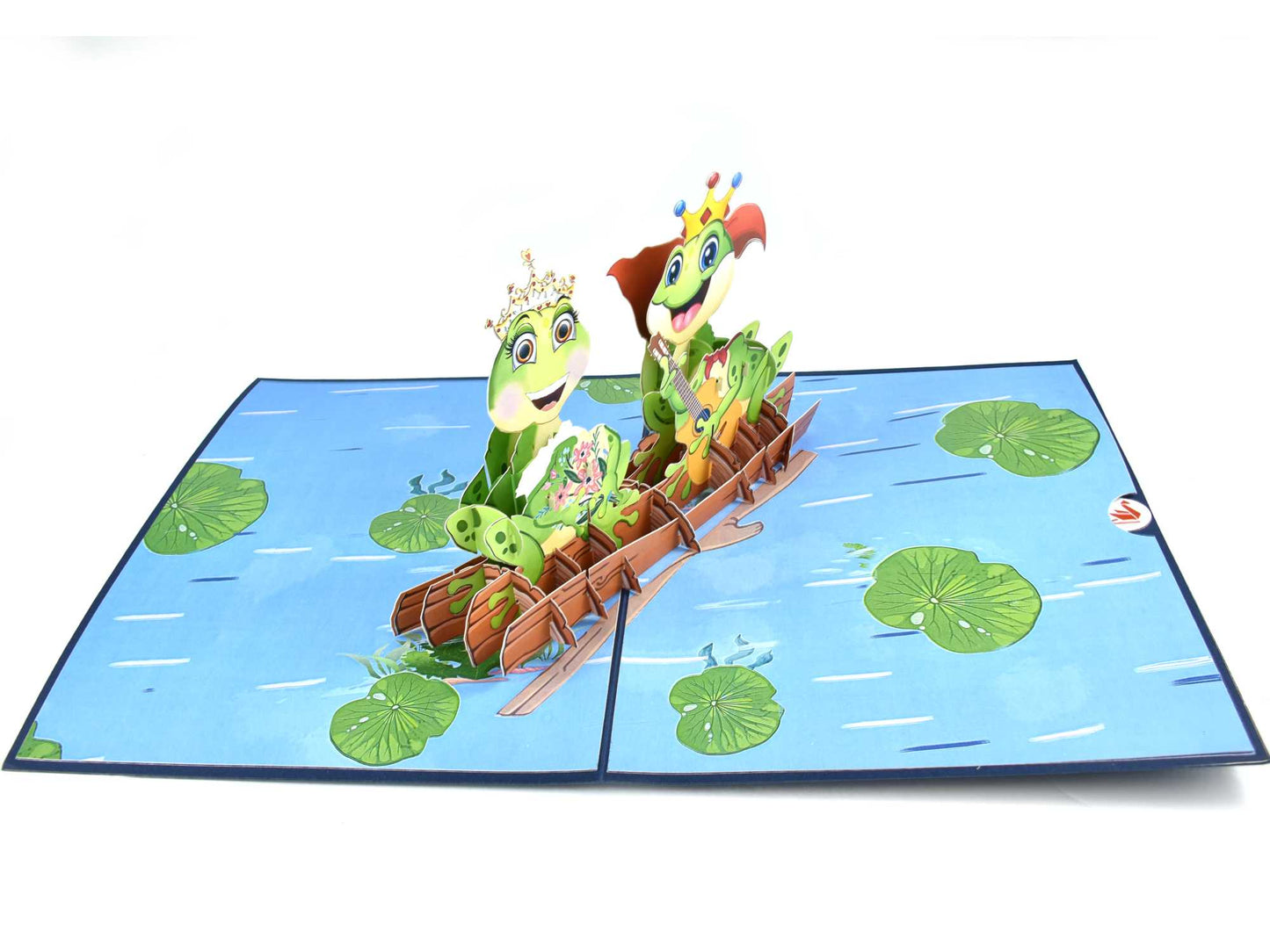 Singing Frogs Pop Up Card