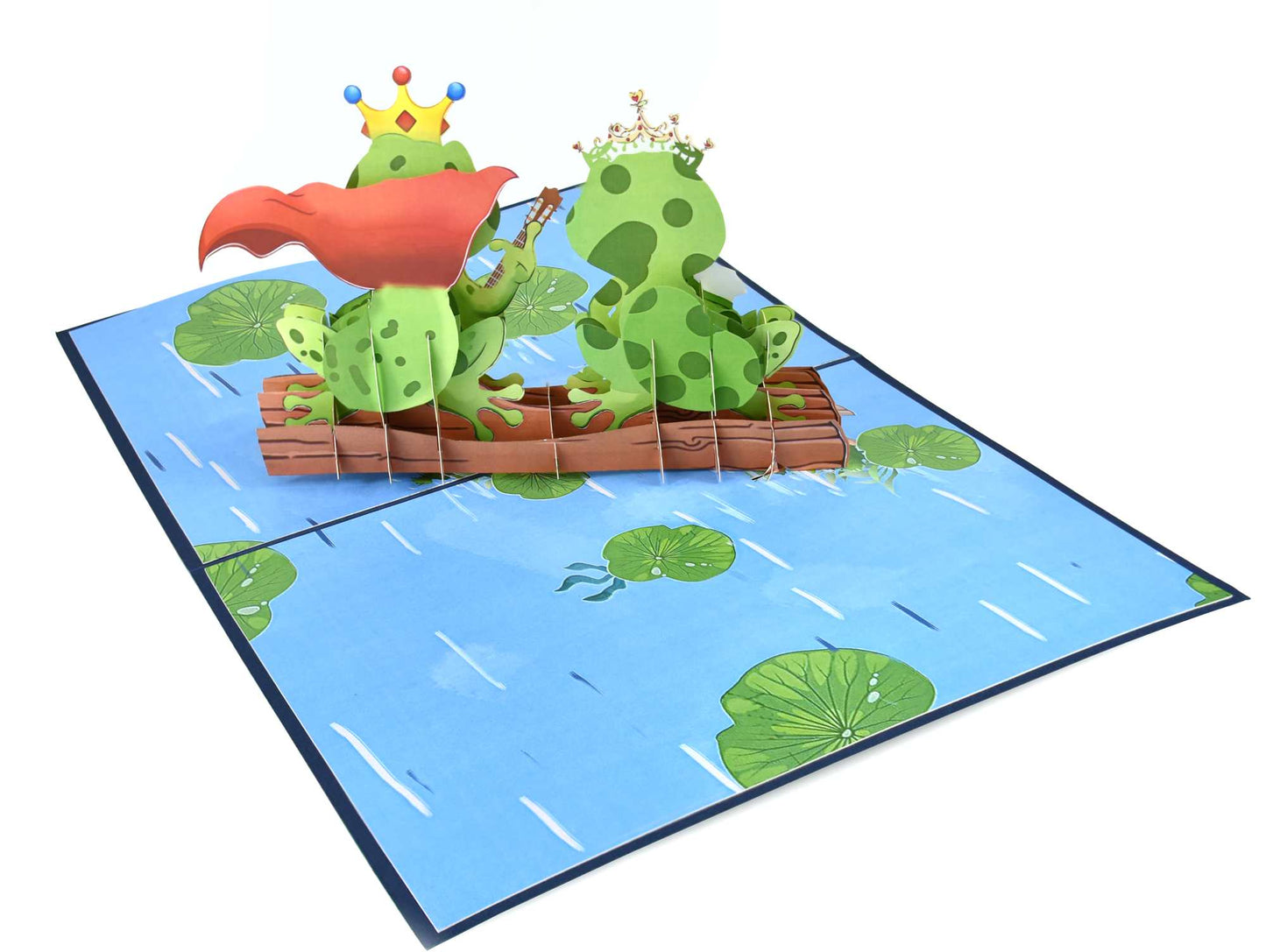 Singing Frogs Pop Up Card