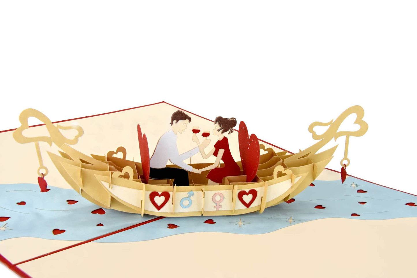 Love Boat Pop Up Card