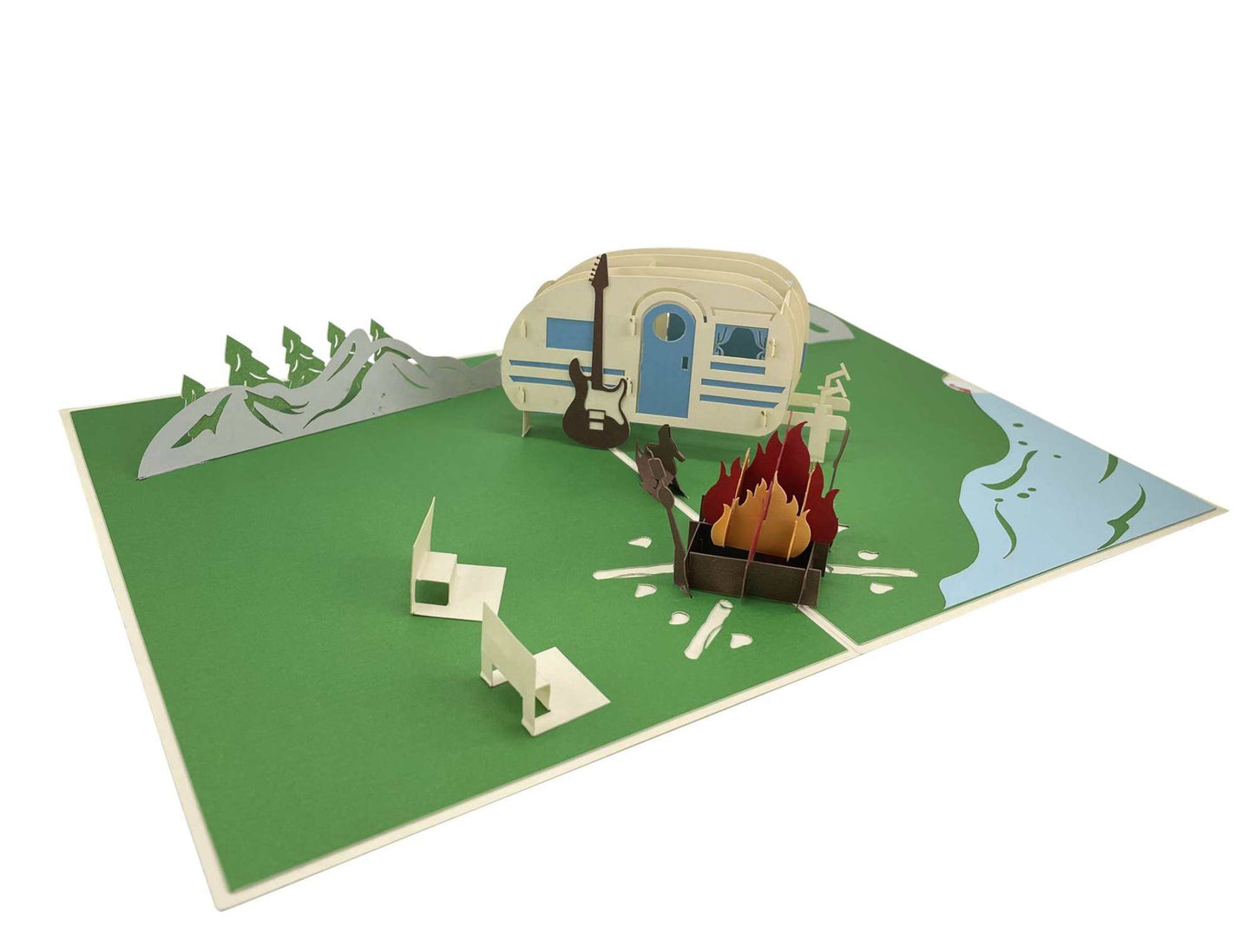 Camping Pop Up Card