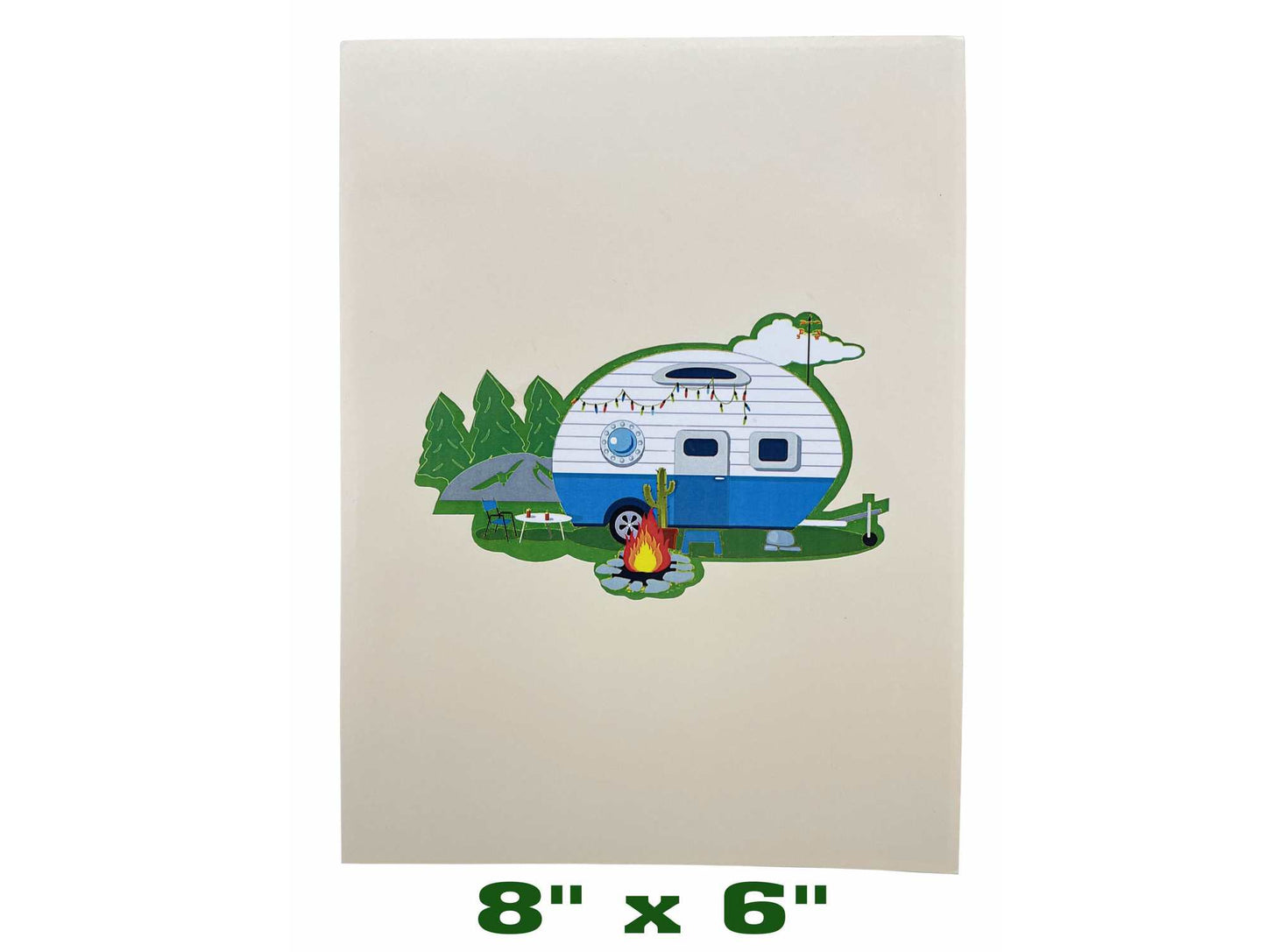 Camping Pop Up Card