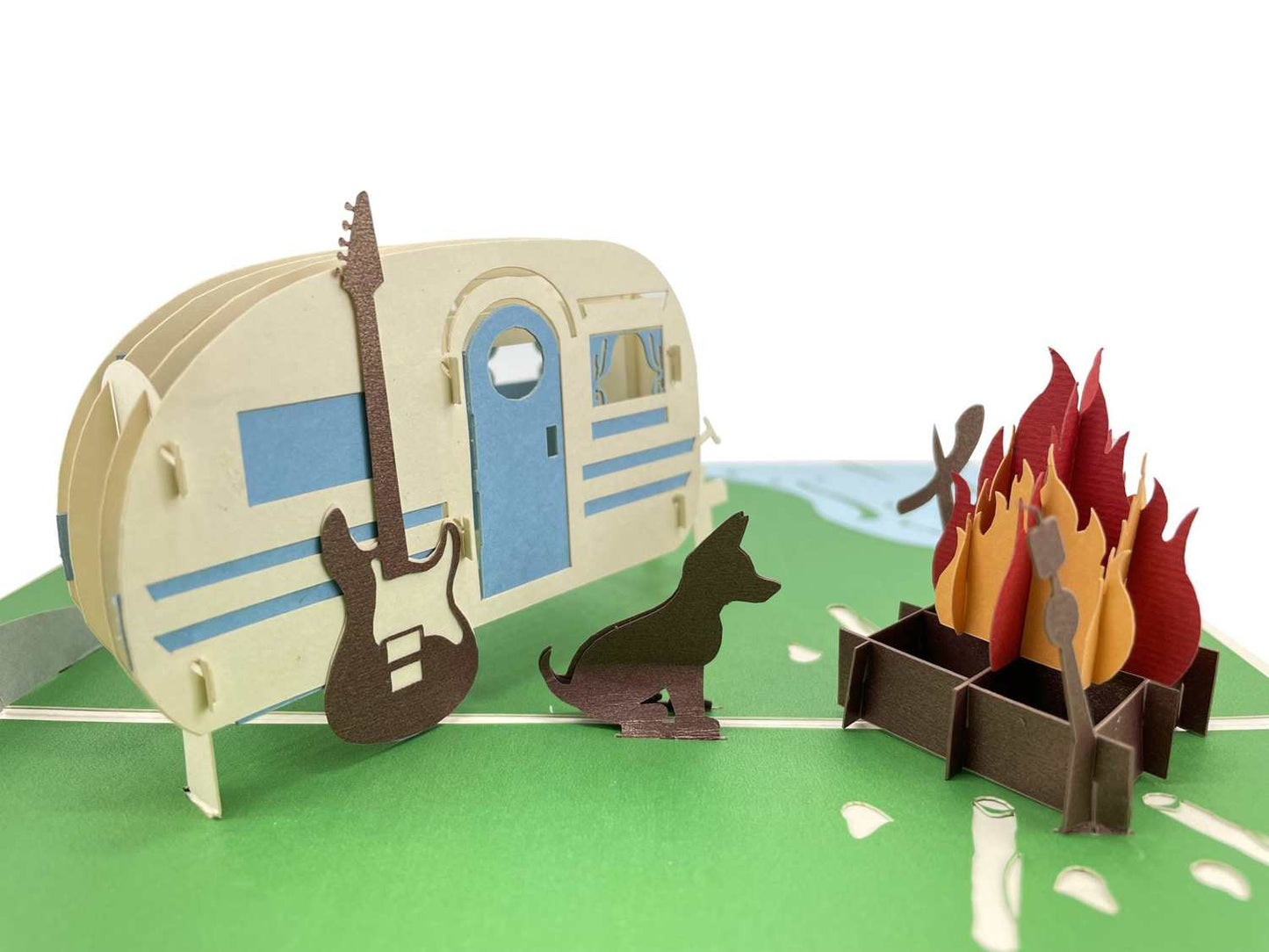 Camping Pop Up Card