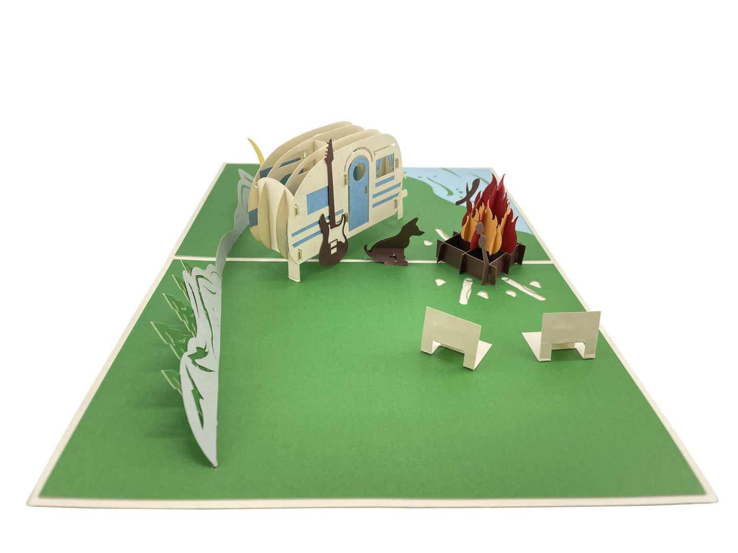 Camping Pop Up Card