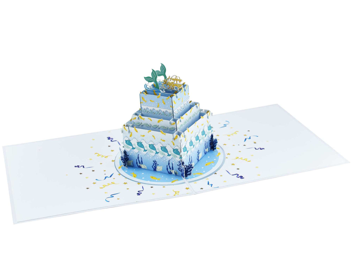 Marine Cake Pop Up Card