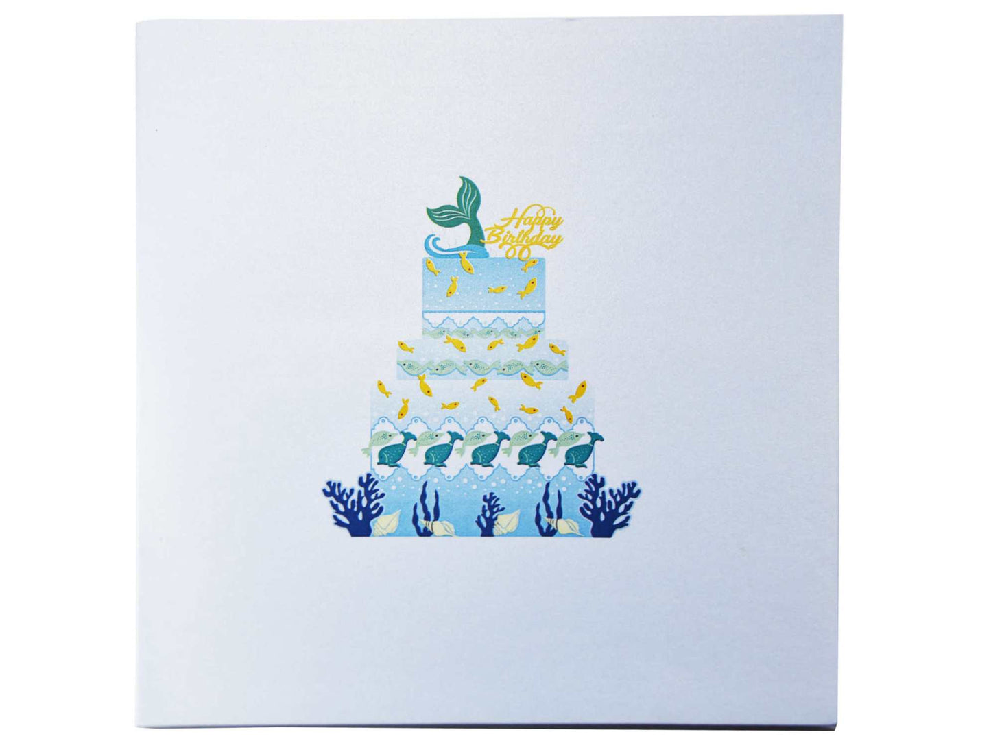Marine Cake Pop Up Card