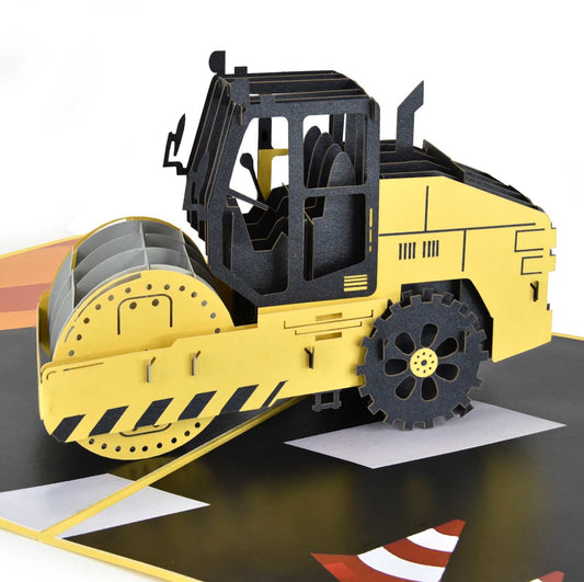 Roller truck, Builder Pop Up Card