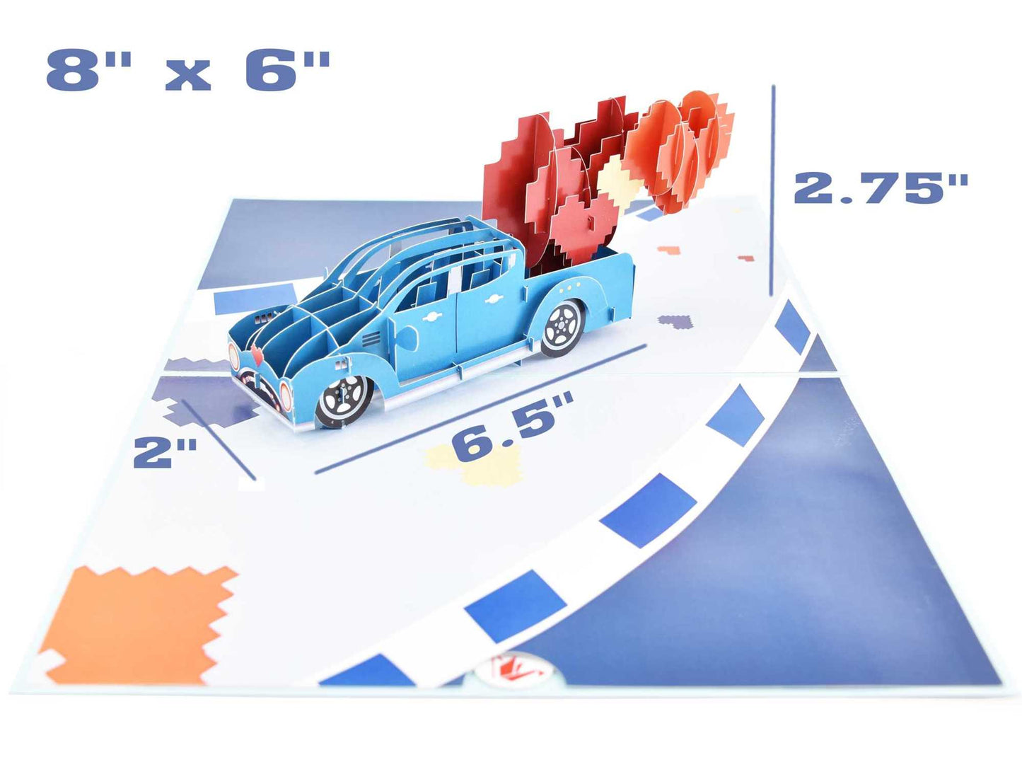 Truck of Love Pop Up Card
